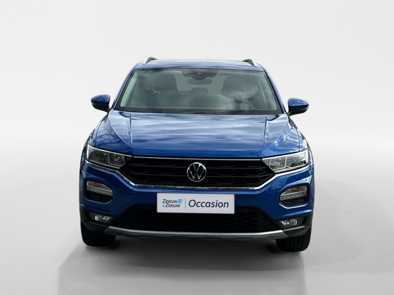 Volkswagen T-Roc 1.0 TSI Style | Navi | Clima | Adaptive Cru, Auto's, Volkswagen, 12 maanden, Stof, Gebruikt, Blauw