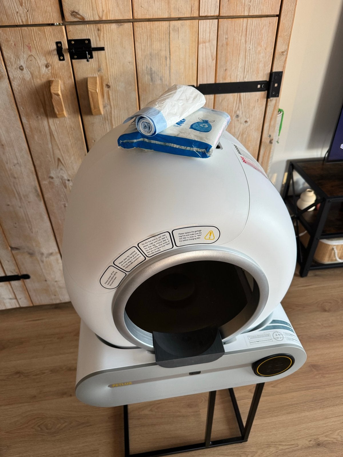 Petlux automatische kattenbak, Ophalen, Zelfreinigend, Gebruikt, Gesloten