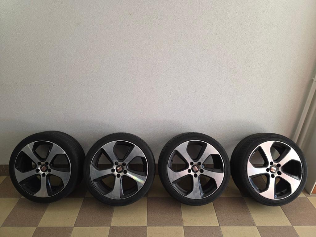 Vw Golf 7 GTI velgen met banden, 18 inch, Auto-onderdelen, Ophalen of Verzenden, Gebruikt