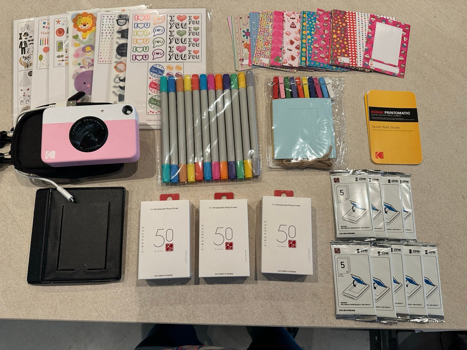 Kodak Printomatic Instant Camera met accessoires, Ophalen of Verzenden, Zo goed als nieuw