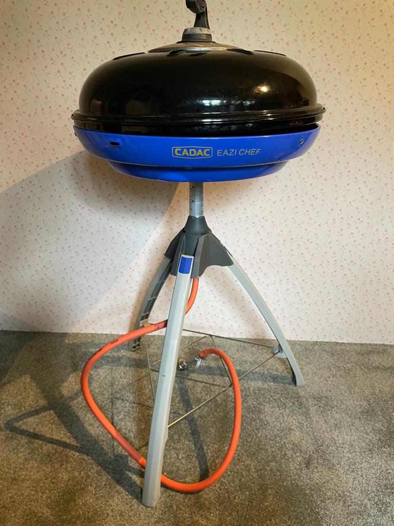 Cadac skottelbraai, Ophalen, Gebruikt