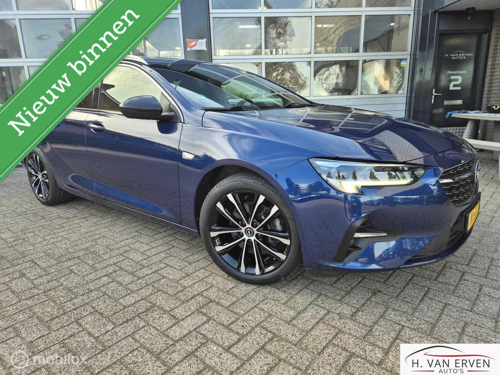 Opel Insignia Sports Tourer 1.5 94000KM NAP FULL OPTIONS, Auto's, Euro 6, Blauw, 122 pk, Origineel Nederlands