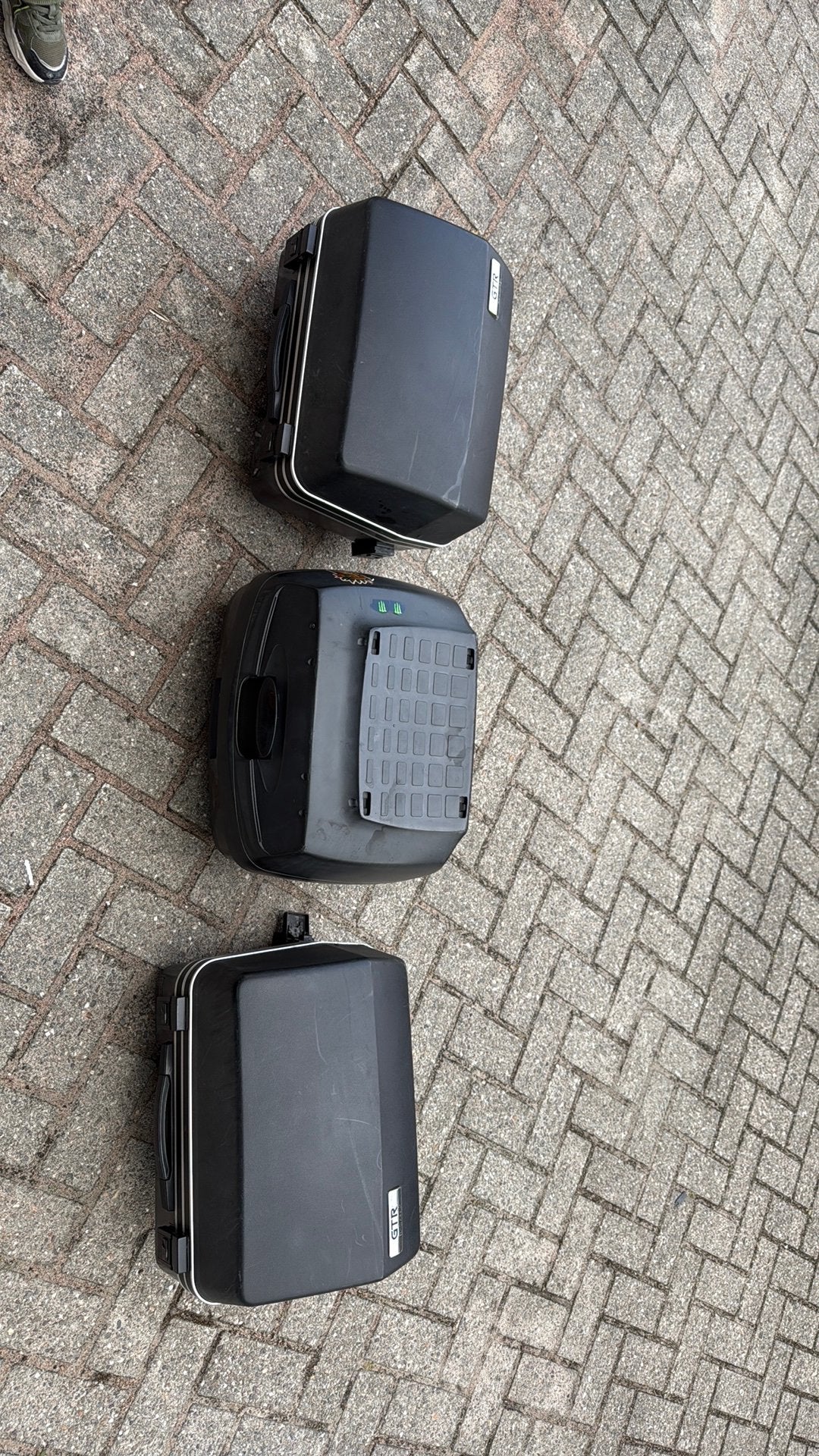 Koffers voor op de motor, Motoren, Ophalen, Zo goed als nieuw
