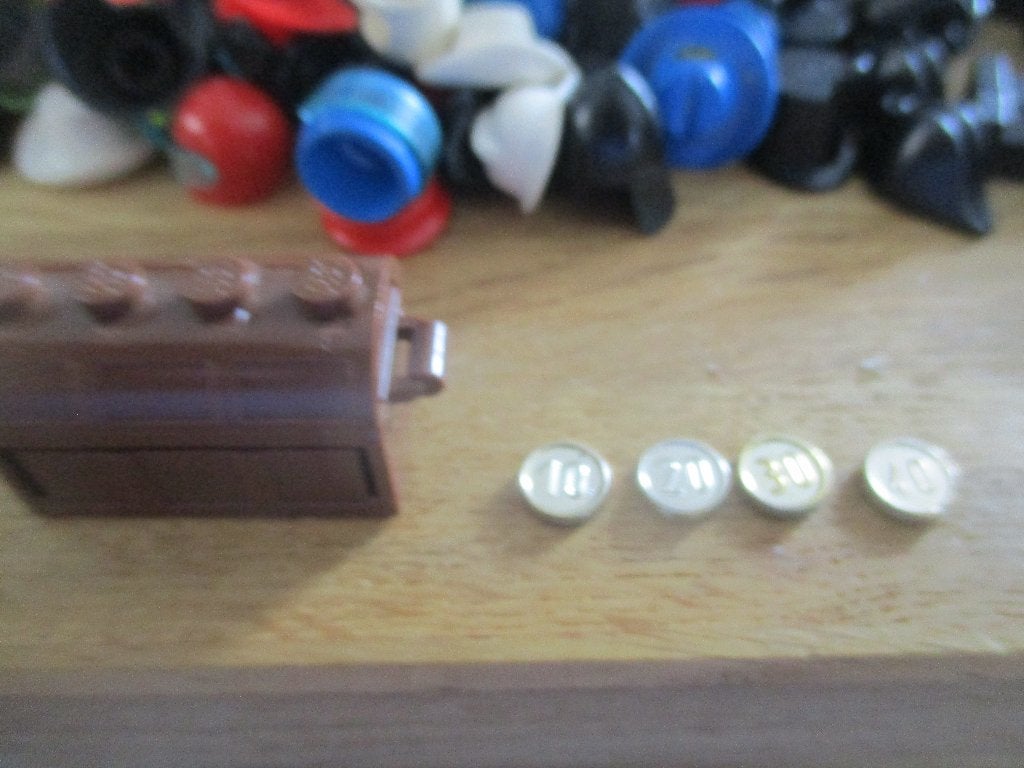LEGO SCHATKIST MET MUNTEN, Gebruikt, Lego, Accessoire, Pirates