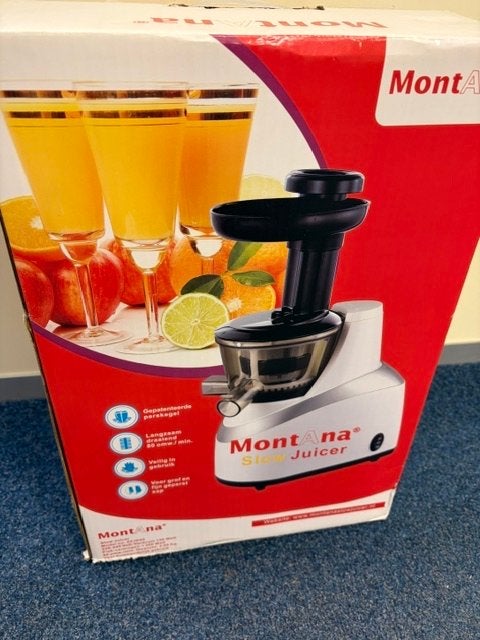 MontAna Slow Juicer - Nieuw in doos, Ophalen of Verzenden, Nieuw