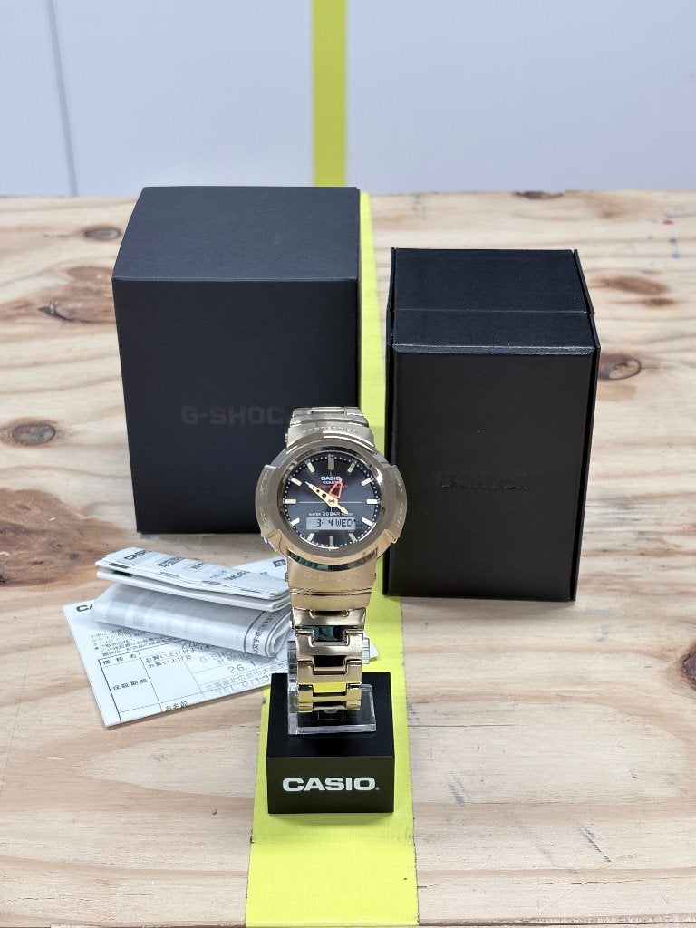 Casio G-shock AWM-500GD-9AJF - Gold - Nieuw!!, Sieraden, Tassen en Uiterlijk, Ophalen, Staal, Polshorloge, Nieuw