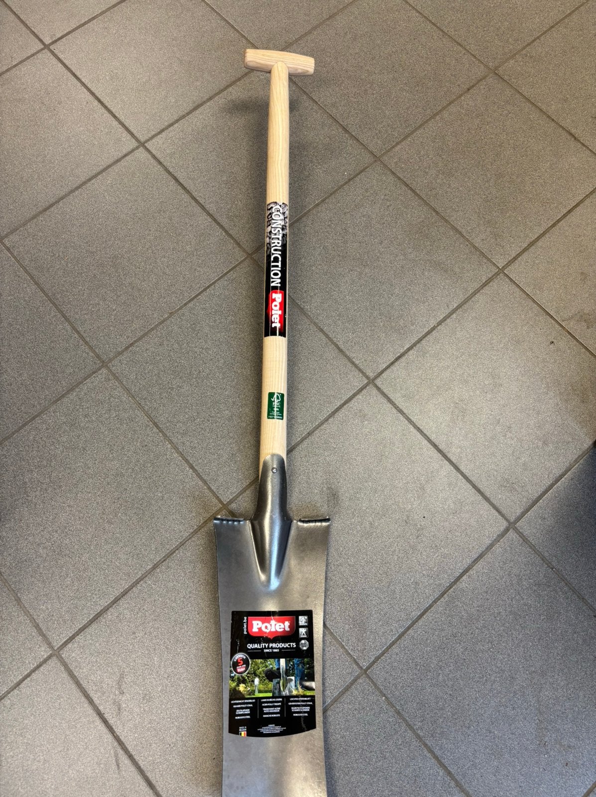 Polet Grondwerkspade 380/140, Ophalen, Nieuw