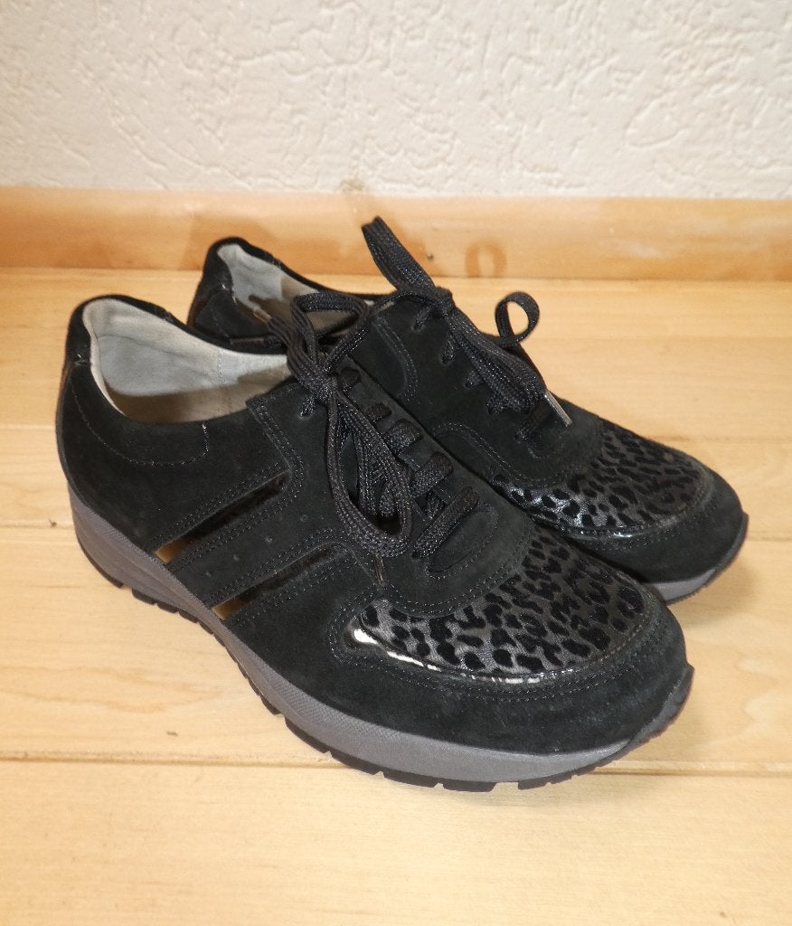 Waldläufer sneakers maat 37 zwart breedte K model Kimari, Waldlaufer, Verzenden, Zwart, Sneakers of Gympen
