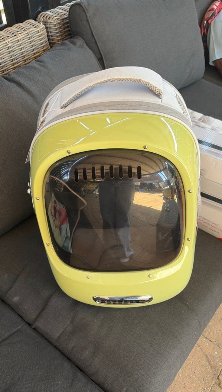PETKID BREEZY2 smart cat green carrier, Dieren en Toebehoren, Transportboxen, Zo goed als nieuw, Ophalen