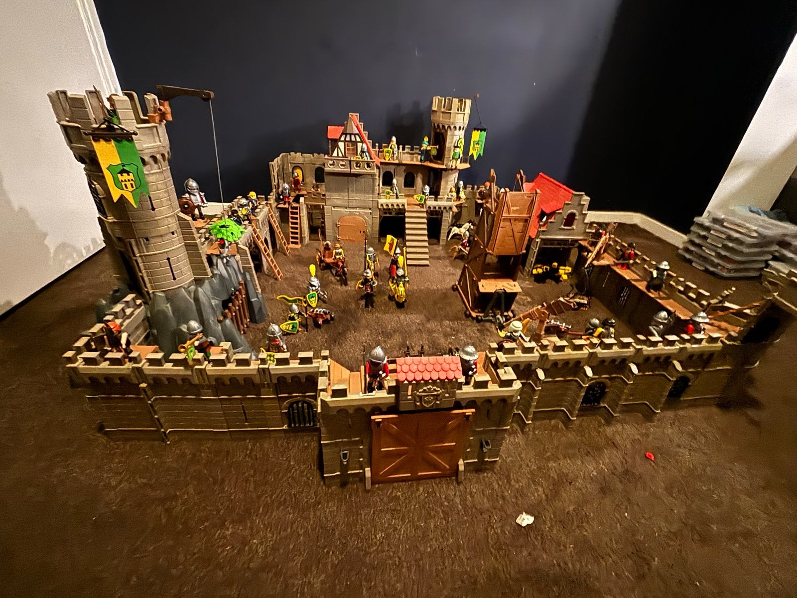 Enorm vintage Playmobil kasteel met veel figuren en accessoi, Kinderen en Baby's, Speelgoed | Playmobil, Ophalen of Verzenden