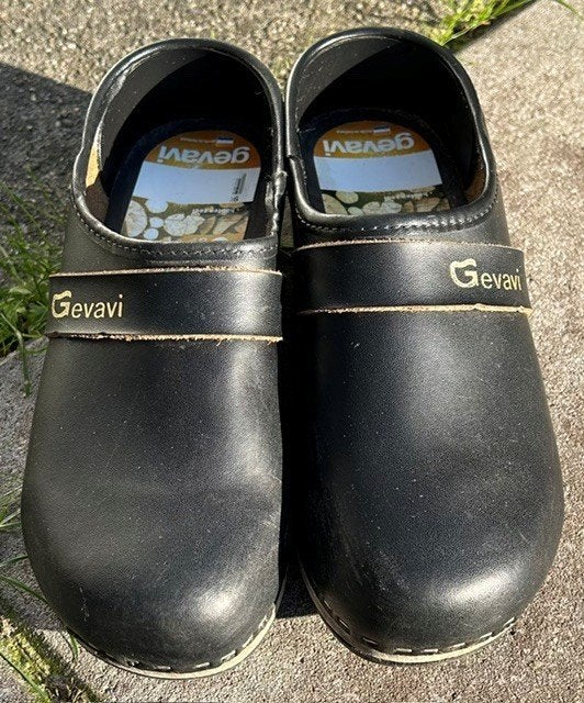 Gevavi klompen zwart maat 36, Gebruikt, Schoenen, Gevavi, Ophalen of Verzenden
