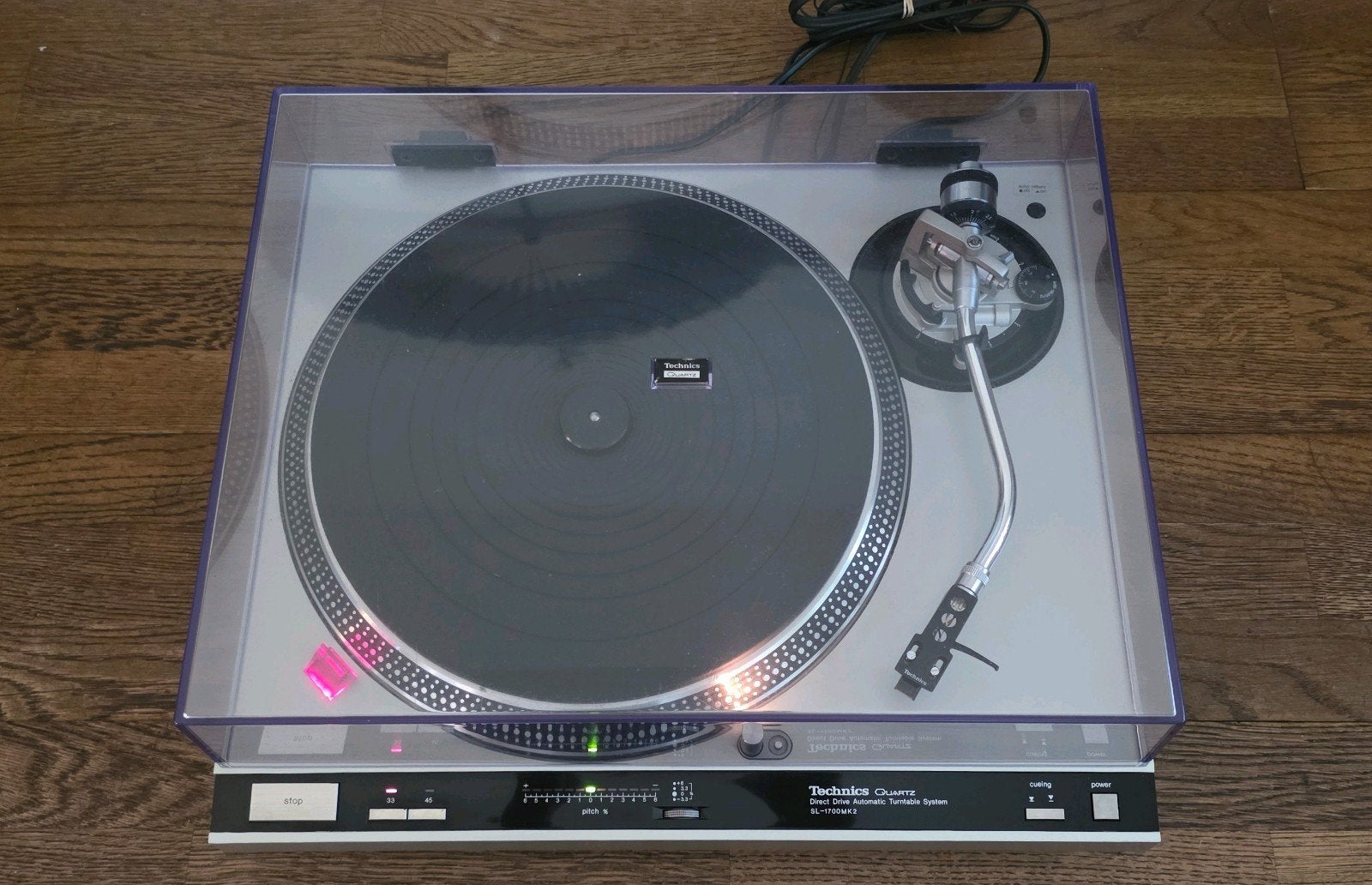 Technics SL-1700 Mk2, Ophalen, Automatisch, Zo goed als nieuw, Platenspeler