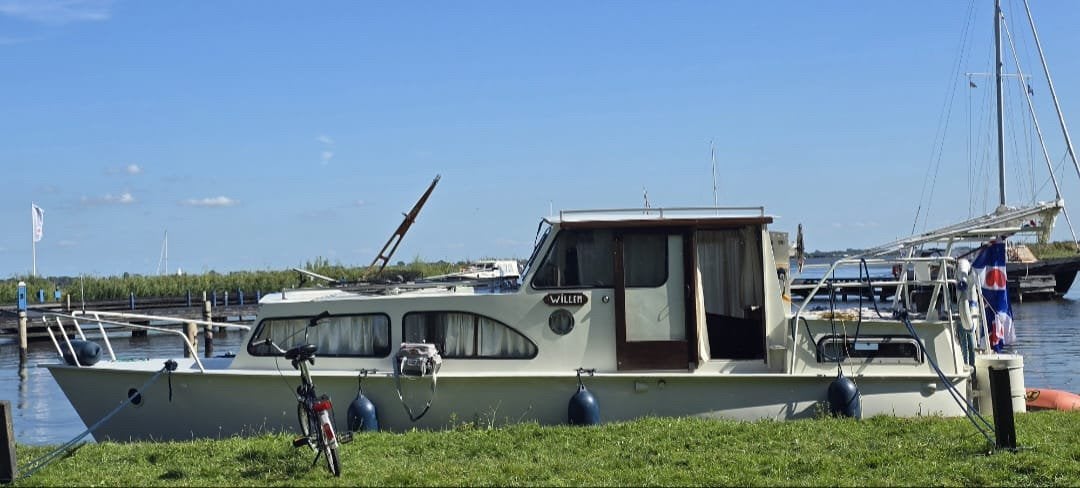 Ten broeke kruiser 9.50, Watersport en Boten, Motorboten en Motorjachten, Kruiser, Ophalen, Diesel, Boegschroef