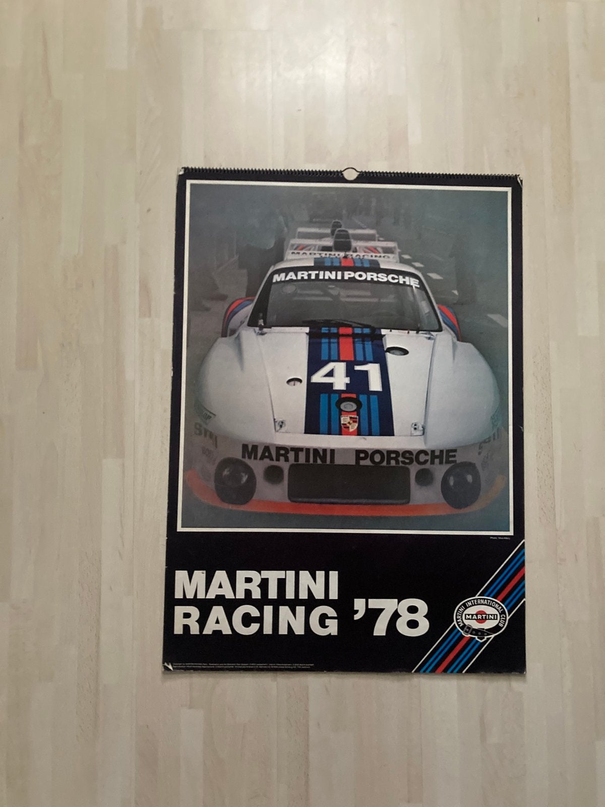 Kalender Martini Racing 1978, Diversen, Kalenders, Ophalen of Verzenden, Jaarkalender, Zo goed als nieuw