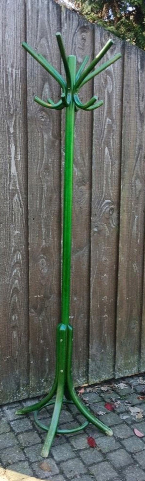Vintage groene staande kapstok, Huis en Inrichting, Woonaccessoires | Kapstokken, Ophalen of Verzenden