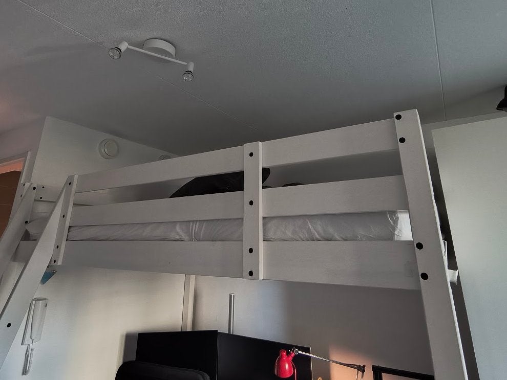 Ikea Stora Hoogslaper 140 x 200, Ophalen, Gebruikt, Hoogslaper, Tweepersoons