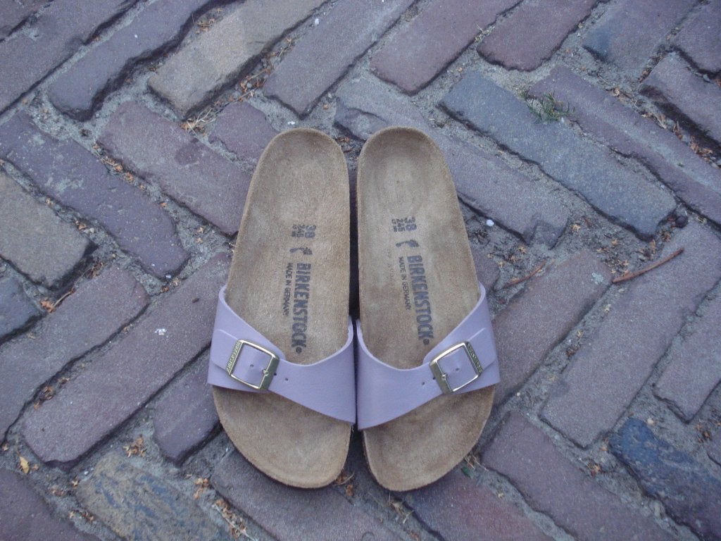 BIRKENSTOCK MADRID LILA 38 NU GRATIS VERZENDING PER POST, Slippers, Overige kleuren, Verzenden, Nieuw