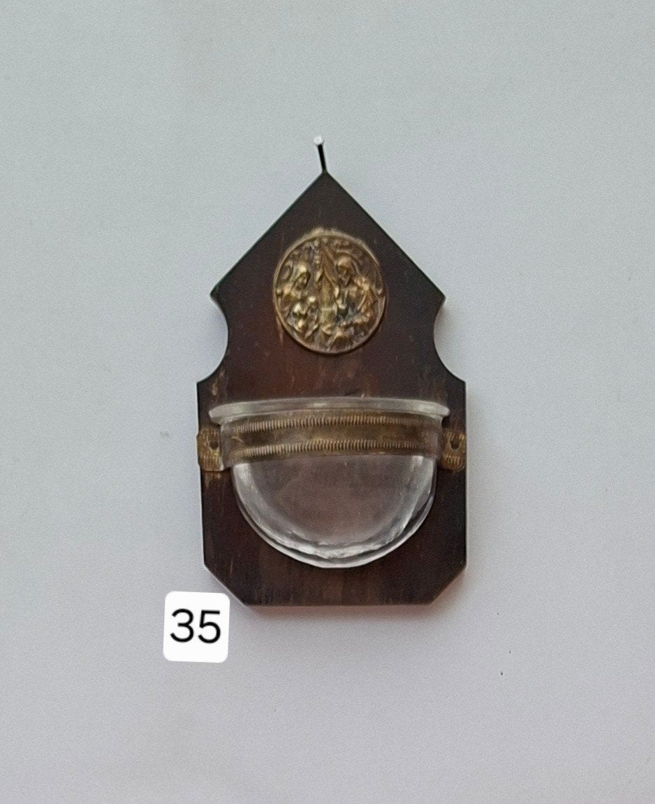 Antieke wijwaterbakjes - Religieuze kunst, Ophalen of Verzenden