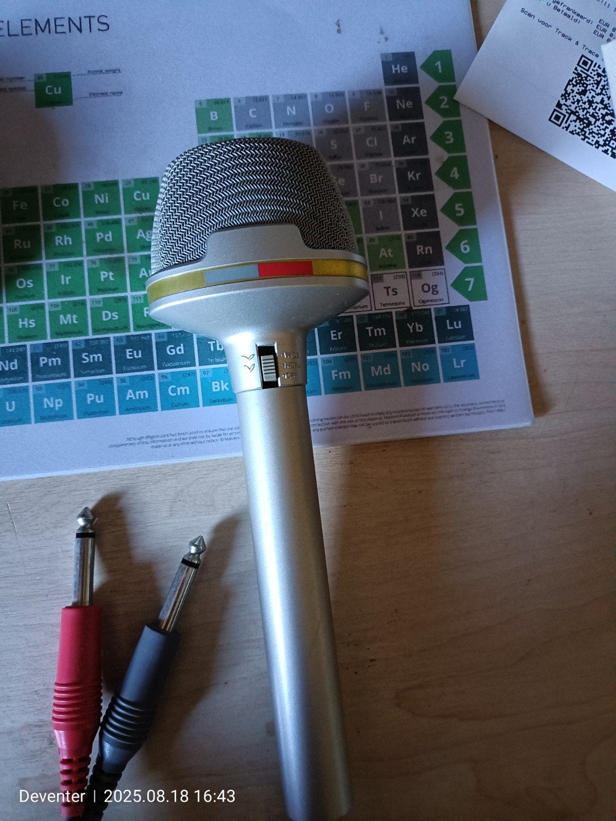 Stereo microfoon van Realistic, Muziek en Instrumenten, Microfoons, Ophalen