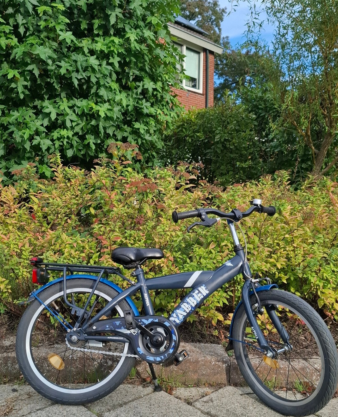 Kinderfiets Alpina Yabber 18 inch, Ophalen, Terugtraprem, 16 tot 20 inch, Alpina  yabber