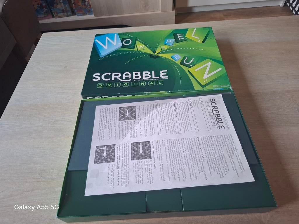 Scrabble Original Bordspel - Compleet en in goede staat, Mattel, Ophalen of Verzenden, Zo goed als nieuw, Mattel