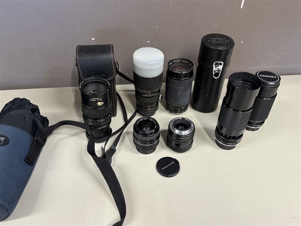 lenzen - cameralenzen - Tokina Vivitar Hanimex Tamron Pentac, Ophalen of Verzenden, Gebruikt, Telelens