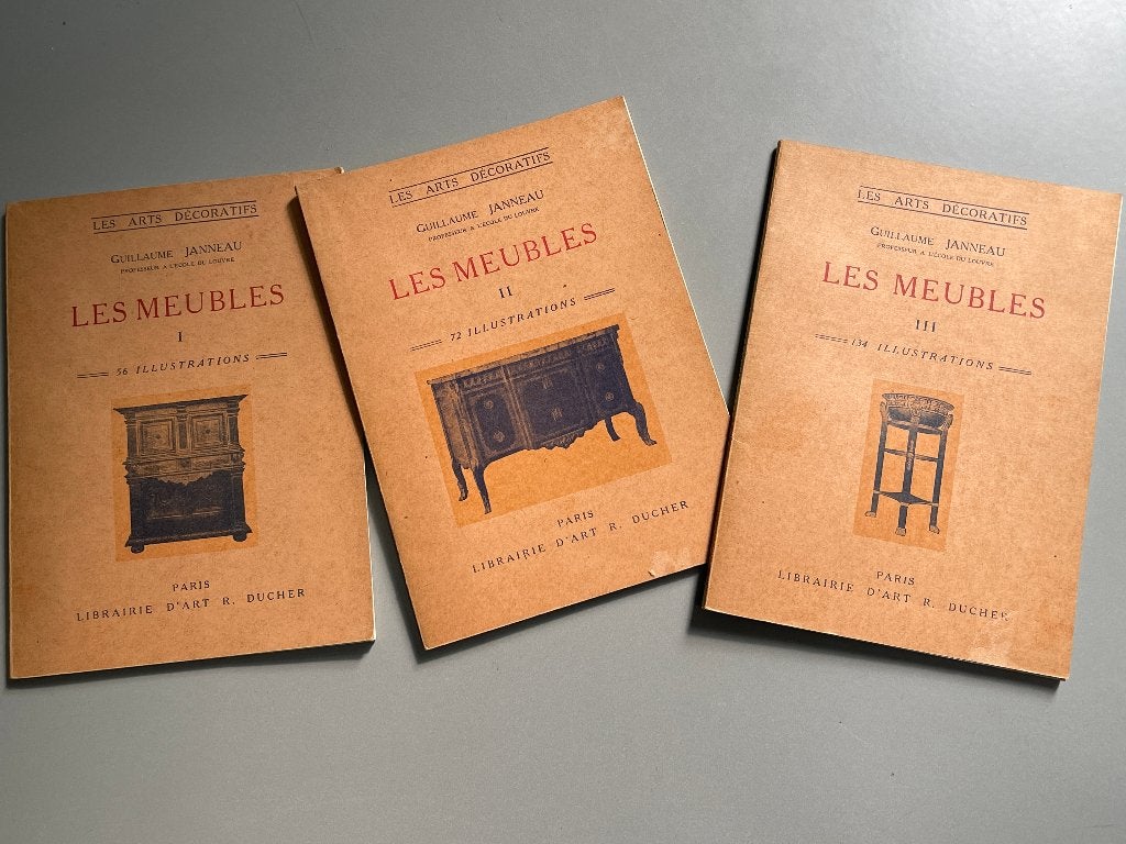 Les Meubles van Guillaume Janneau. (Drie delen) 1929, Ophalen of Verzenden