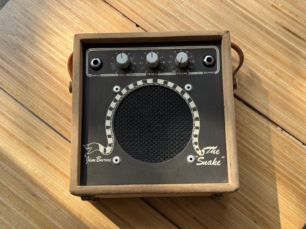 Jim Burns "The Snake" practice amp, Ophalen of Verzenden, Gebruikt, Gitaar, Minder dan 50 watt