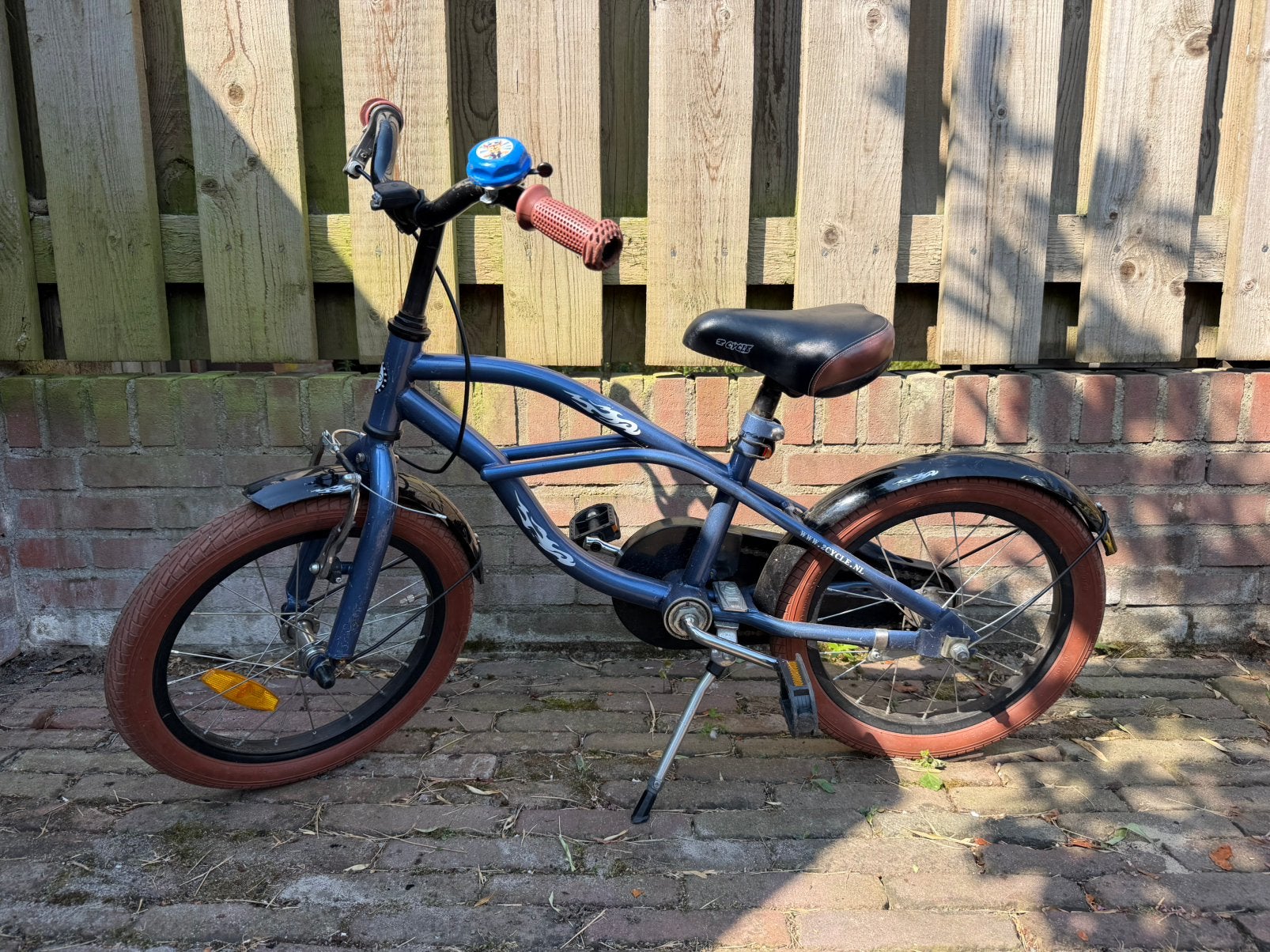 2Cycle Cruiser kinderfiets 16 inch, Ophalen, Zo goed als nieuw, Terugtraprem, 16 tot 20 inch