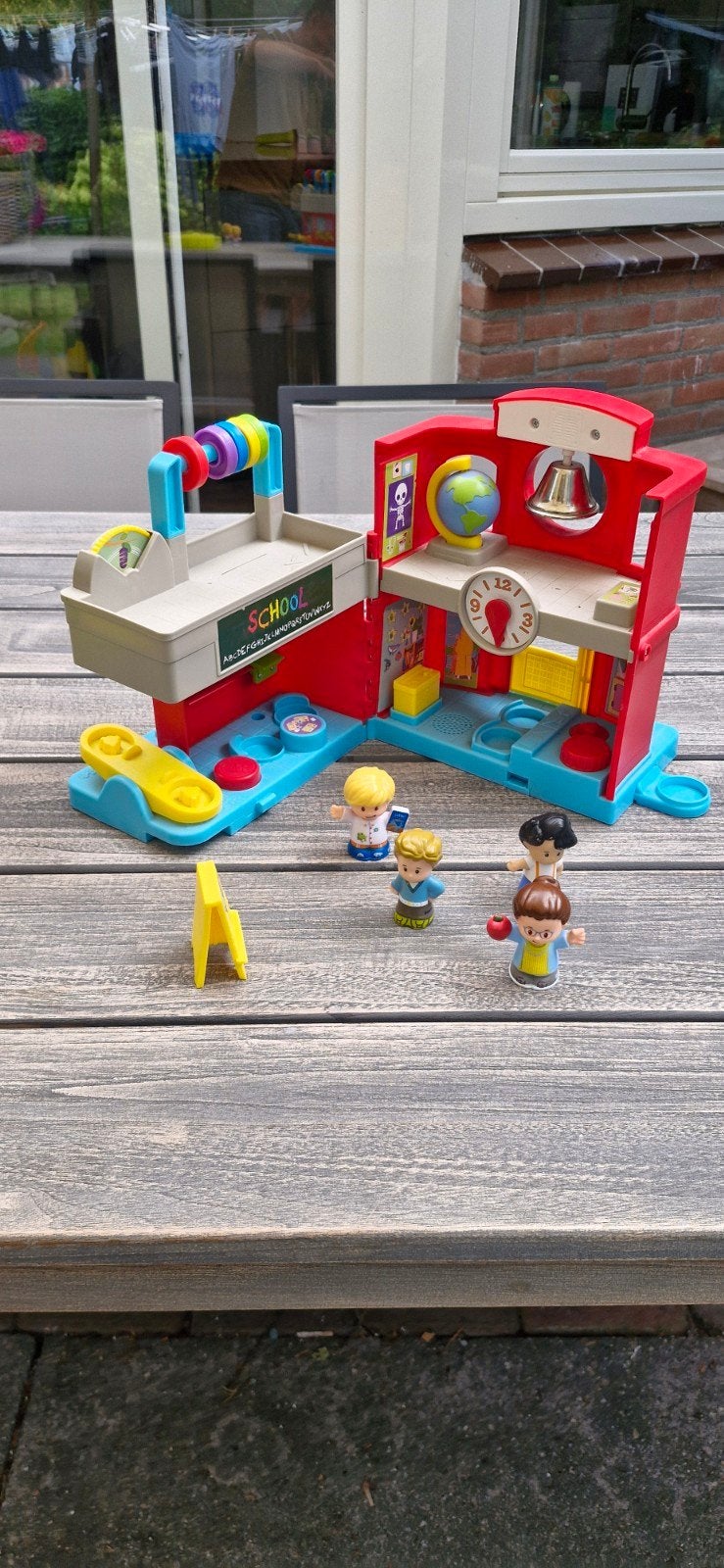 Fisher-Price Little People School, Ophalen, Zo goed als nieuw, Ontdekken, Met geluid