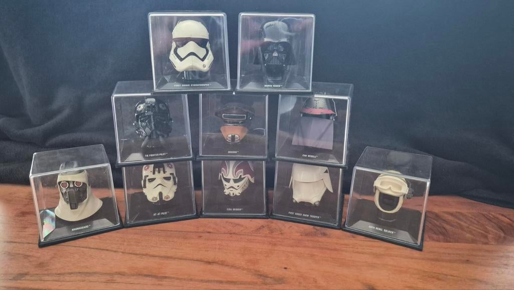 Star wars miniatuur helmen, Verzamelen, Star Wars, Zo goed als nieuw, Ophalen of Verzenden
