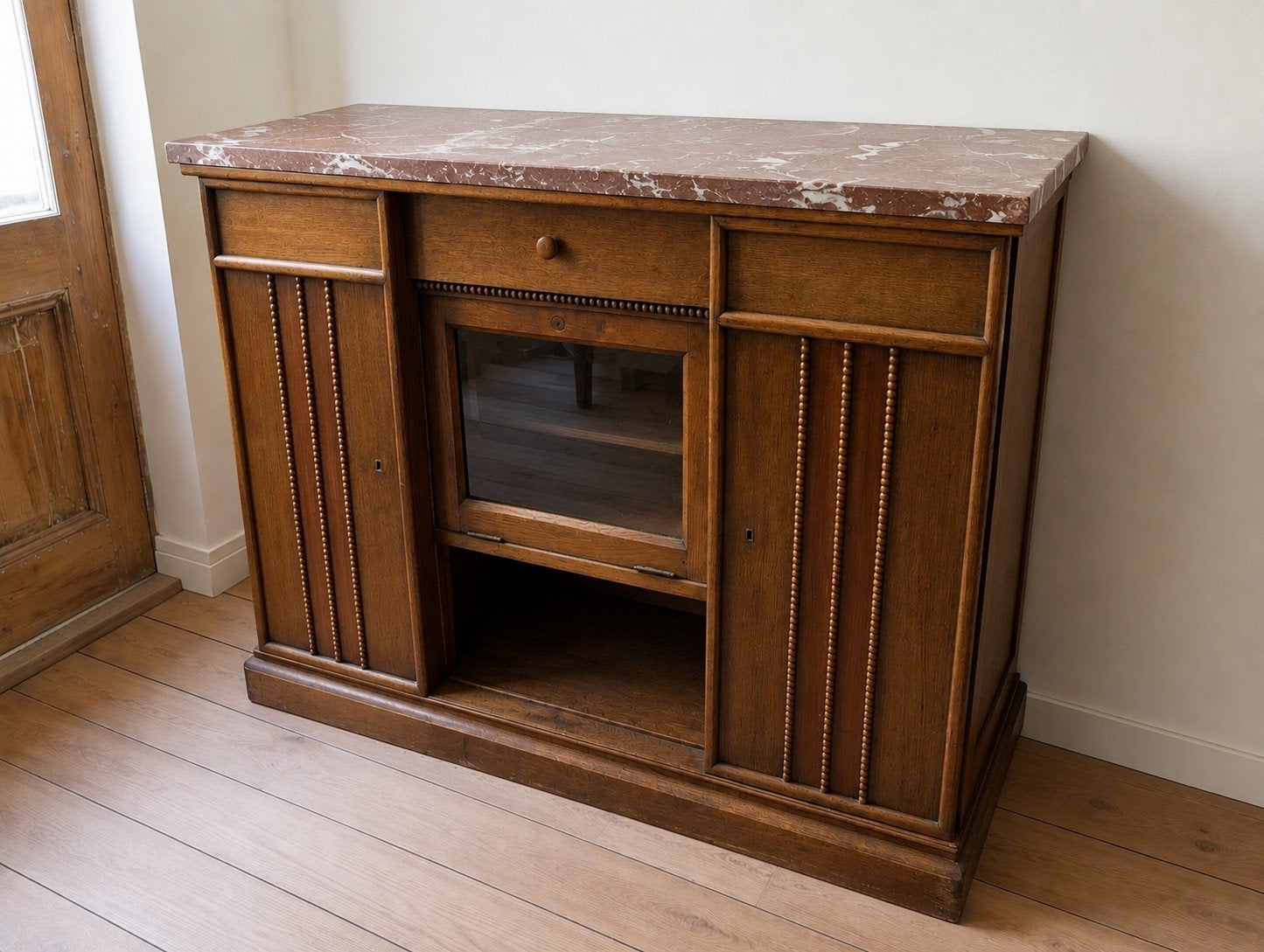 Antiek dressoir met marmeren blad, Ophalen