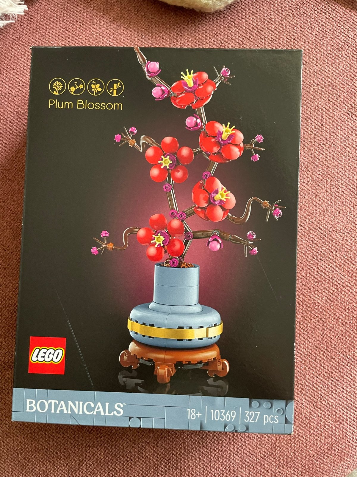 LEGO Botanicals 10369 Pruimenbloesem, Ophalen of Verzenden, Zo goed als nieuw, Overige merken