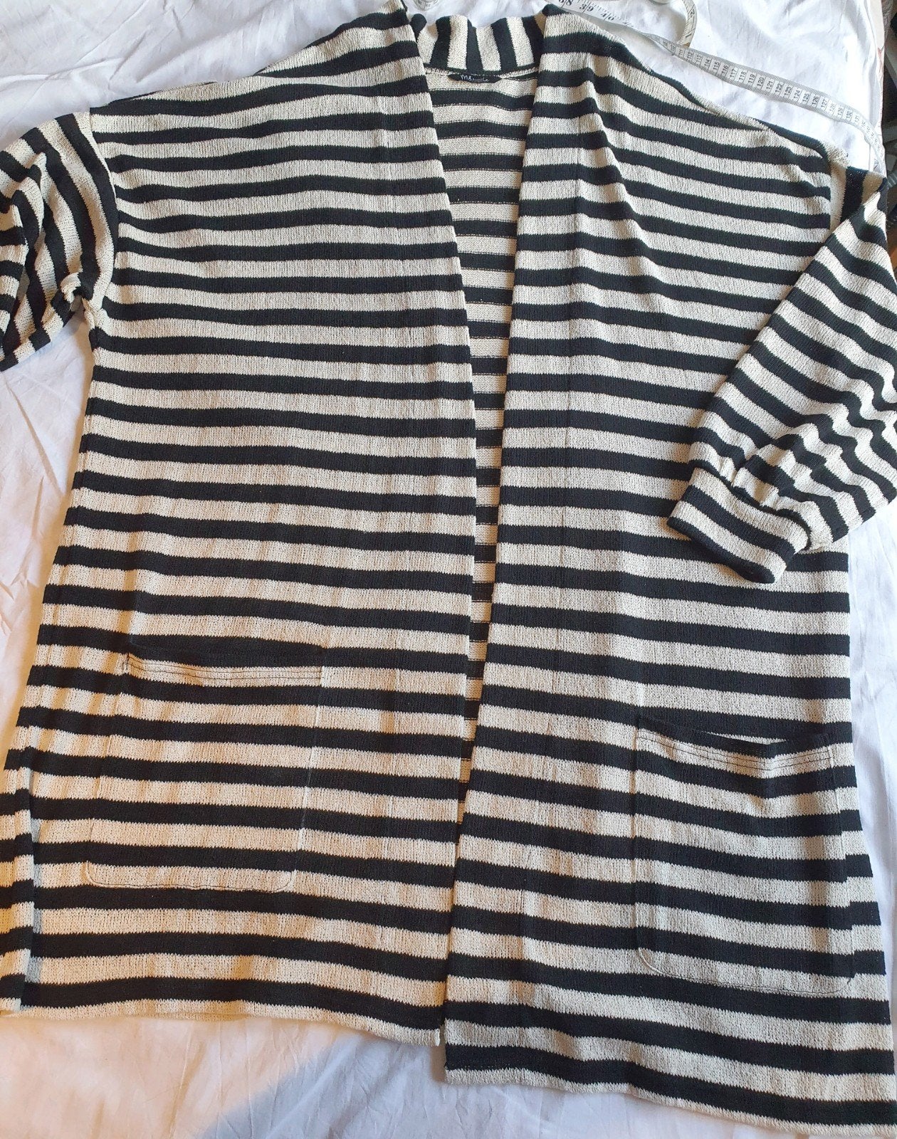 Vest MS Mode XXL, zwart-wit gestreept, niet gedragen, Zwart, Maat 46/48 (XL) of groter, Nieuw, Ophalen of Verzenden