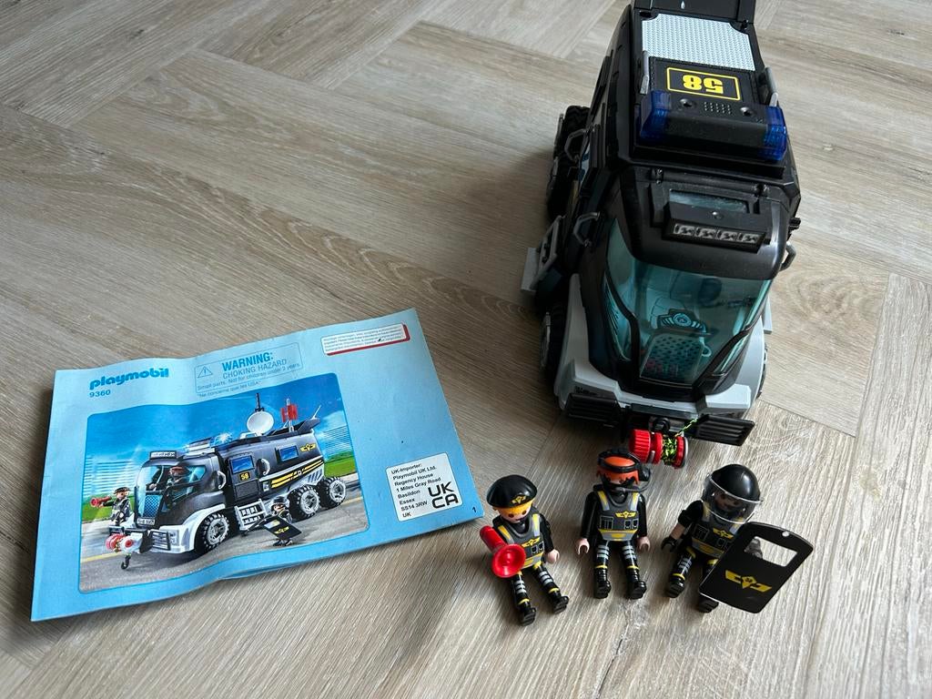 Playmobil 9360 Politietruck - City Action, Kinderen en Baby's, Speelgoed | Playmobil, Ophalen of Verzenden, Zo goed als nieuw