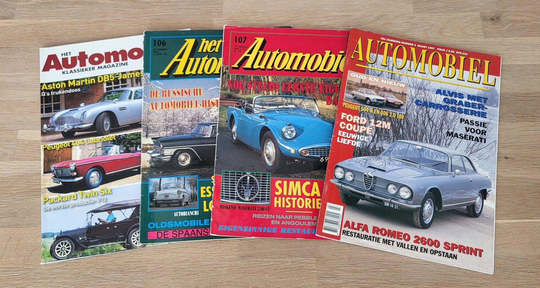 Het Automobiel magazine 4x, Boeken, Auto's | Folders en Tijdschriften, Ophalen of Verzenden, Zo goed als nieuw, Algemeen