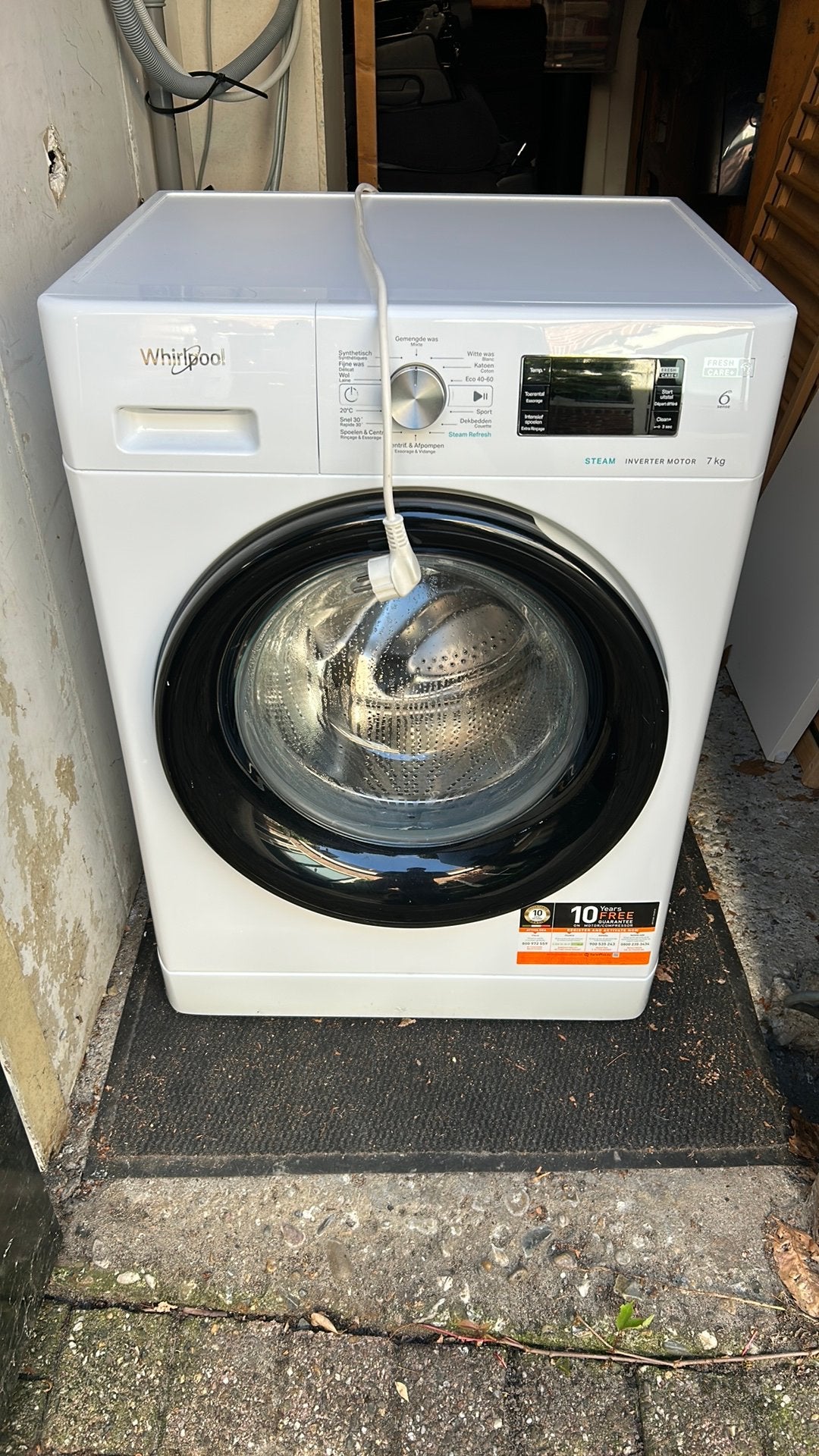 Wasmachine whirlpool, Ophalen, Gebruikt