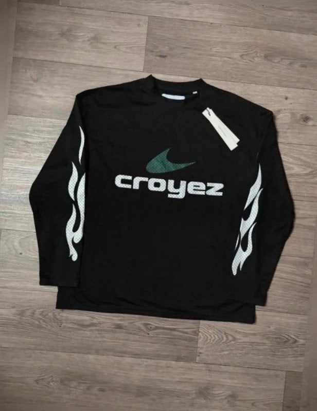 Croyez Longsleeve S, Verzenden, Zo goed als nieuw, Maat 46 (S) of kleiner, Zwart