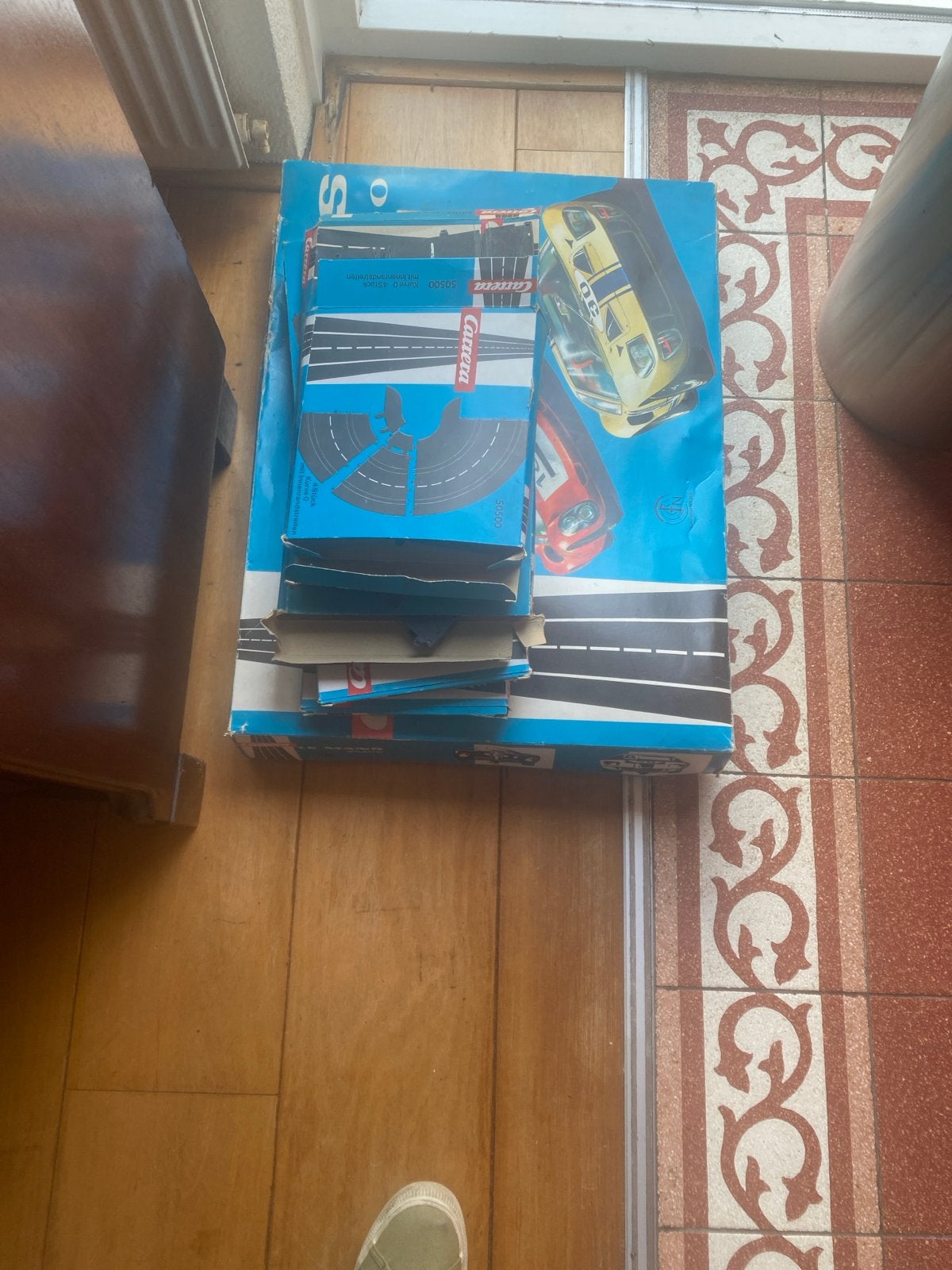 Vintage Carrera racebaan met extra onderdelen, Ophalen, Carrera, Elektrisch, Racebaan
