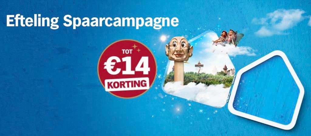 Efteling Albert Heijn spaarkaarten - Korting op tickets, Kortingsbon, Overige typen