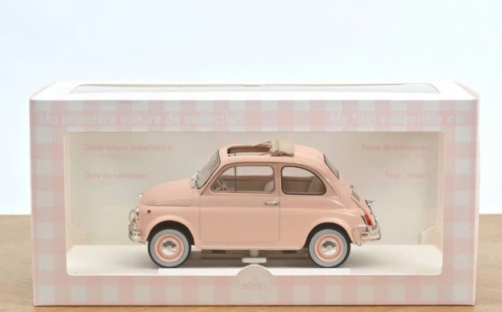 Fiat 500 L 1968 ROZE spec. BIRTH pack 1/18 NOREV ref: 187774, Verzenden, Nieuw, Auto, Norev