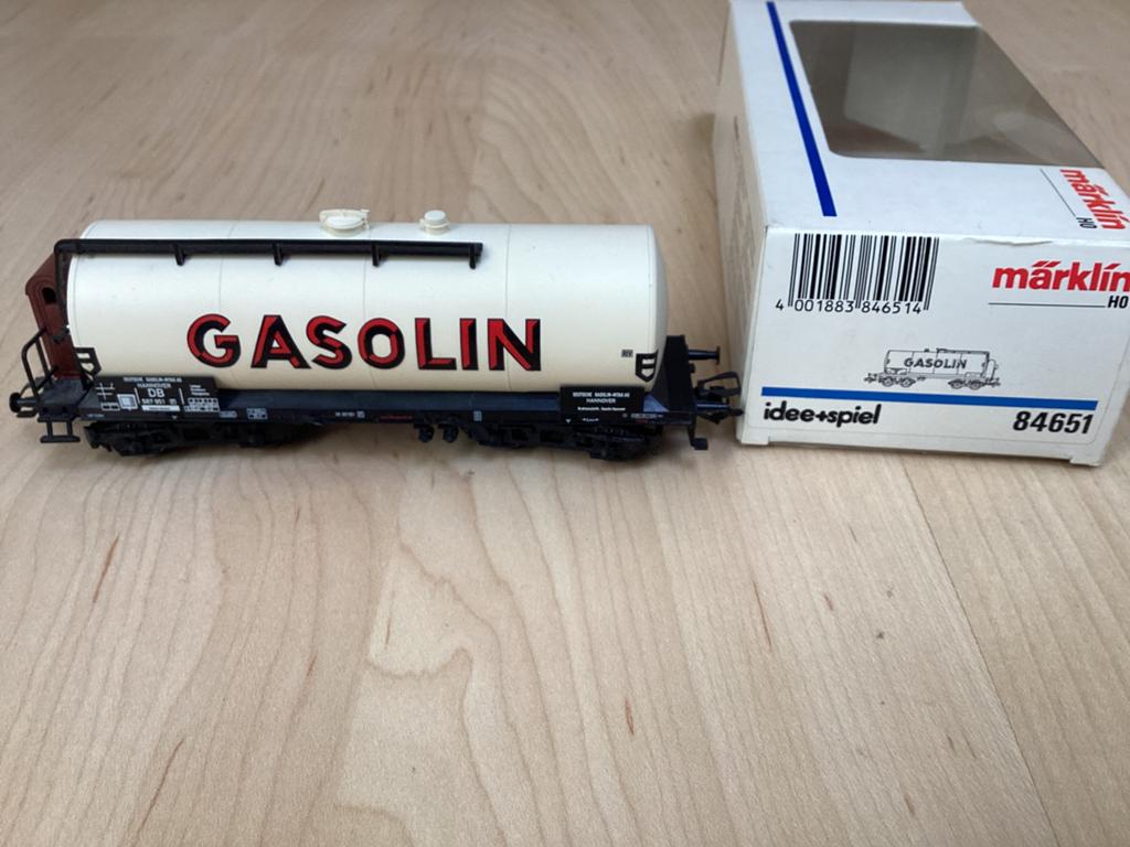 Märklin H0 84651 4-assige  ketelwagen, Wisselstroom, Wagon, Ophalen of Verzenden, Zo goed als nieuw