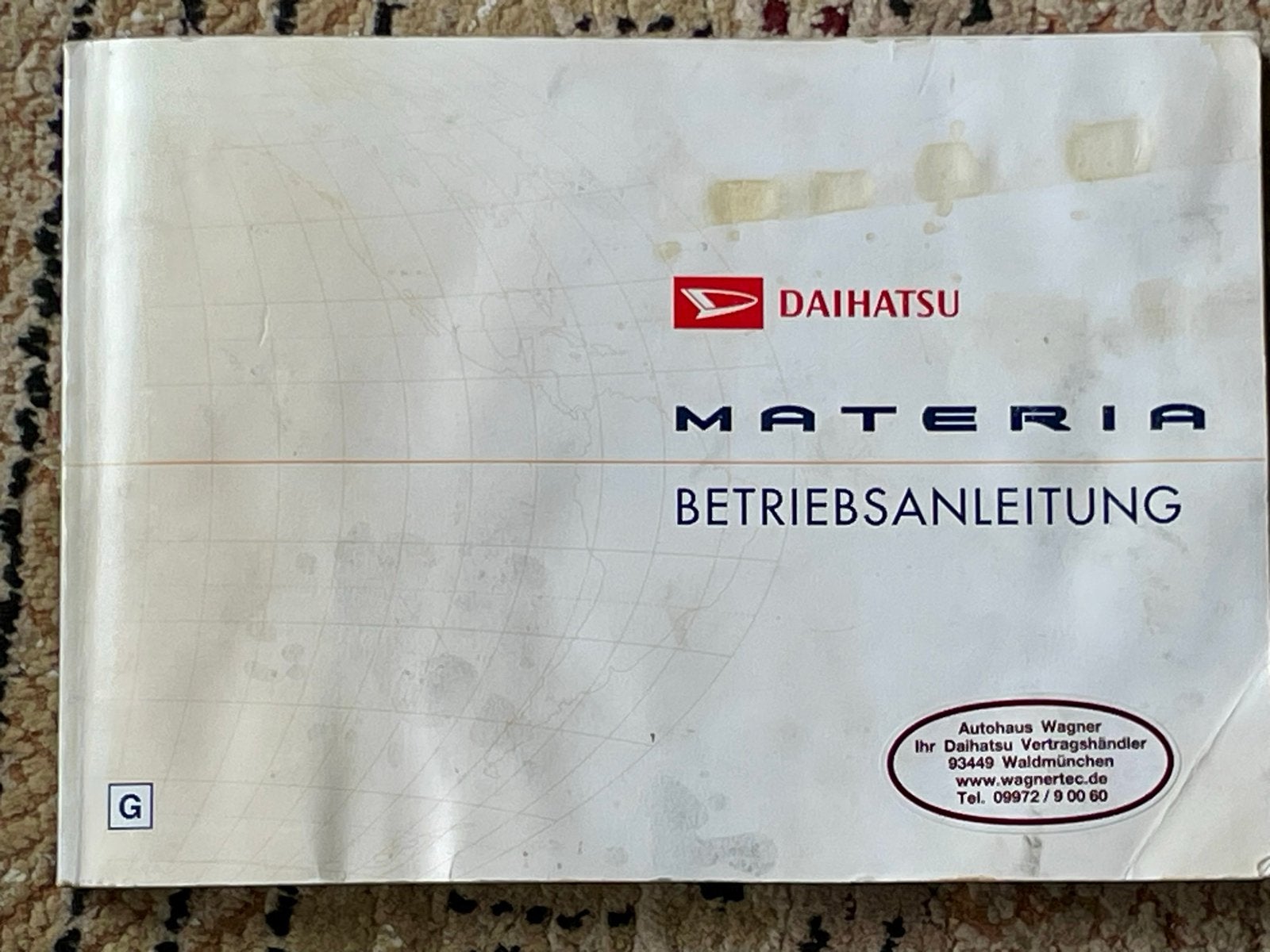 Daihatsu Materia Duitse Gebruikershandleiding - Origineel, Ophalen of Verzenden
