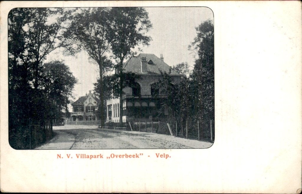 Velp - Villapark Overbeek - Villa, Ophalen of Verzenden, Voor 1920, Ongelopen, Gelderland
