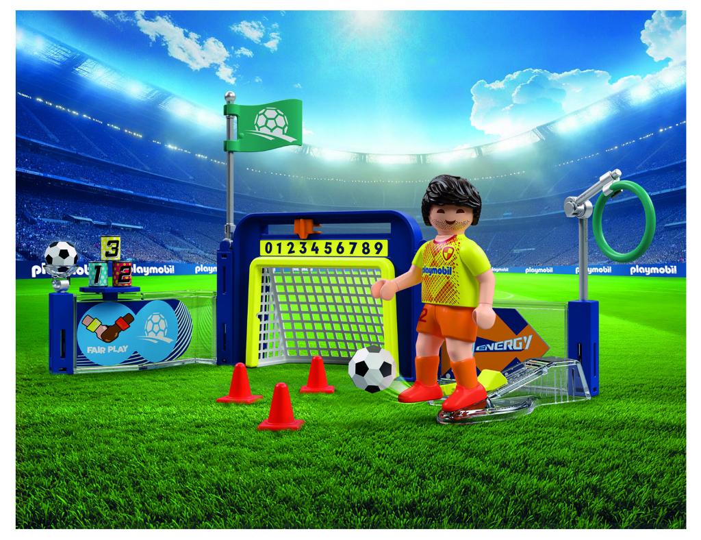 PLAYMOBIL 72057 Sport Action Voetbaltrainingsstation 35dlg, Ophalen of Verzenden, Nieuw, Complete set