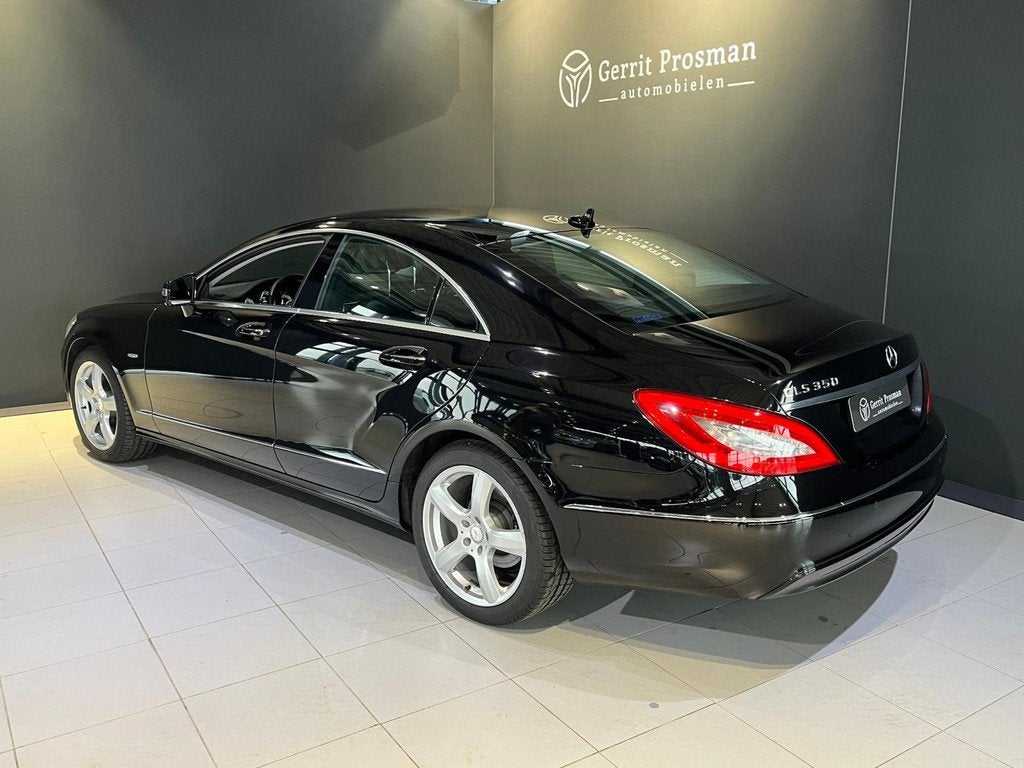 Mercedes-Benz CLS-klasse 350 (Let op! BTW verrekenbaar), Auto's, Mercedes-Benz, Automaat, Gebruikt, Zwart, 4 stoelen