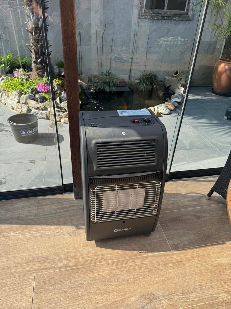 Broilfire Gaskachel - Draagbare Terrasverwarmer, Huis en Inrichting, Kachels, Ophalen of Verzenden, Zo goed als nieuw, Gas, Gaskachel