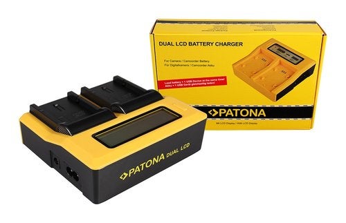 Dual LCD USB Charger Panasonic CGA-S002 CGAS002A CGA-S002A, Verzenden, Nieuw