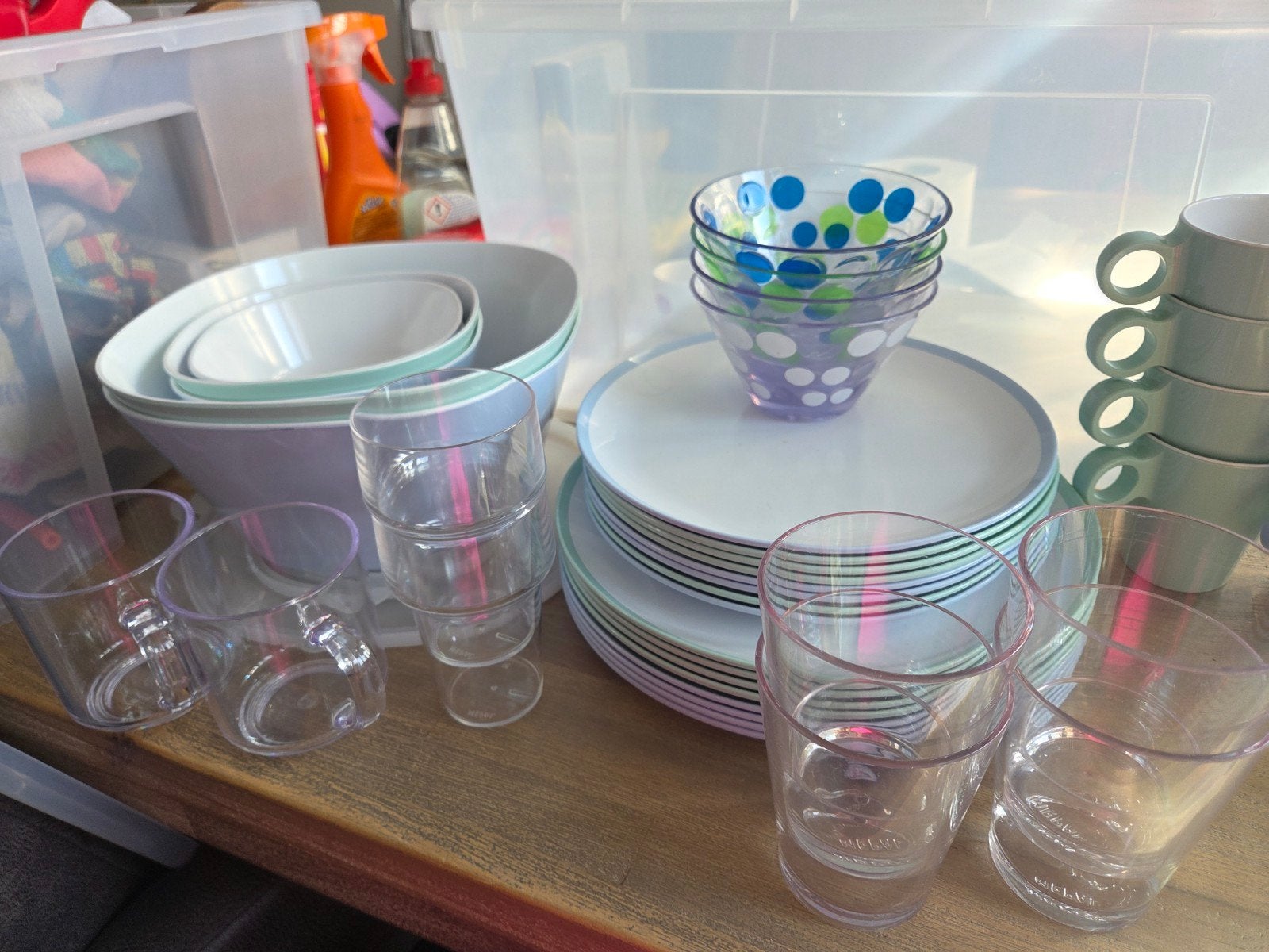 camping servies mepal, Ophalen of Verzenden, Zo goed als nieuw