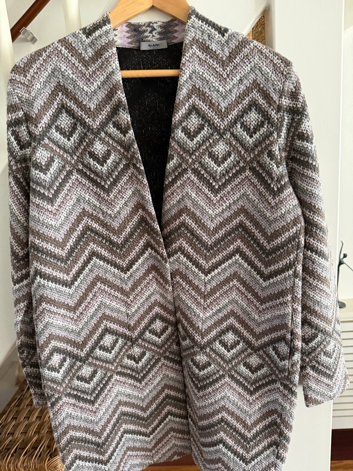 Riani vest met geometrisch patroon, Ophalen of Verzenden, Zo goed als nieuw, Maat 42/44 (L), Overige kleuren